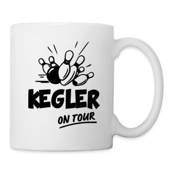 Kegeln Bowling Sport - Tasse - Weiß - Rechts