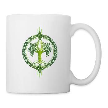 Arbre de vie, Arbre de Vie, Symbole celtique, Celtic, - Mug blanc - blanc - Droite