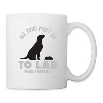 Labrador, Labrador Race, Agility, - Mug blanc - blanc - Droite