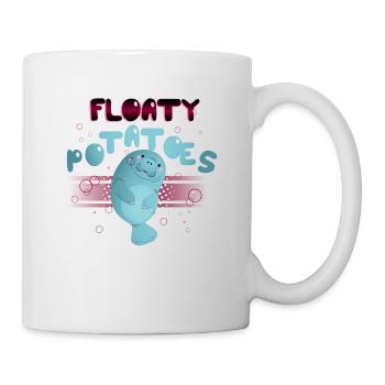 La laque, l’océan, le dauphin, - Mug blanc - blanc - Droite