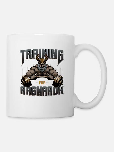 Wikinger, Wikinger Odin, Thor, - Tasse - Weiß