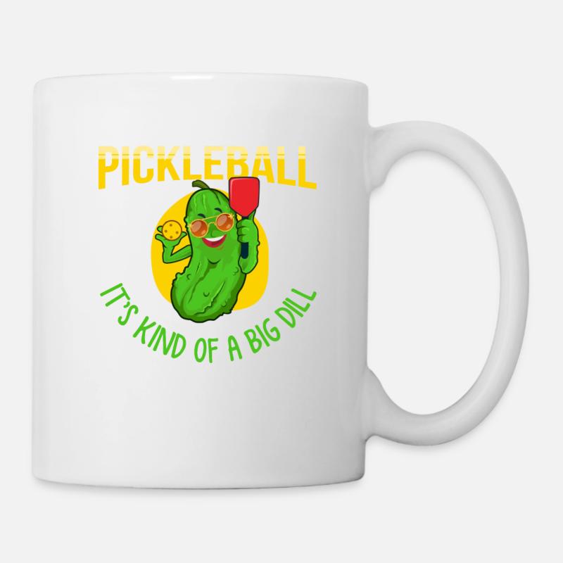 Gurke, Gurke Gurken, Vegetarier, - Tasse - Weiß