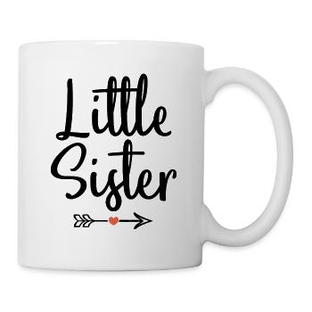 little sister geschenk geburt kleine Schwester - Tasse - Weiß - Rechts