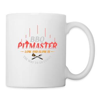 Barbecue, Barbecue texas, Chef de Barbecue, - Mug blanc - blanc - Droite