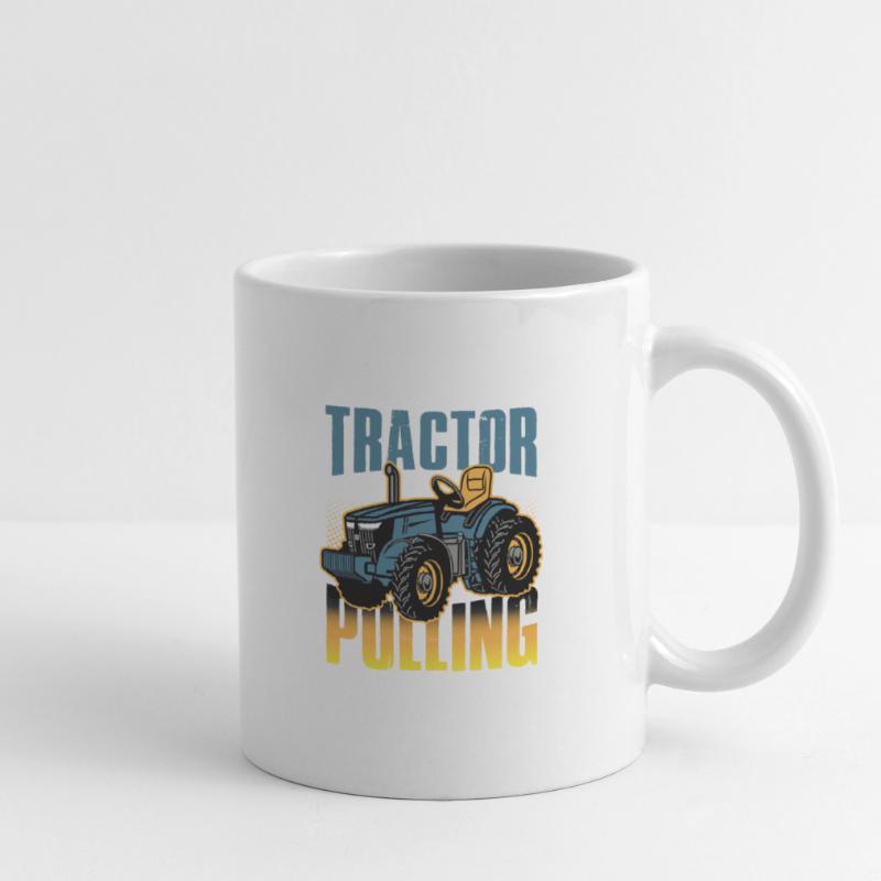 tractor pulling, tractor pulling, racing, Mug