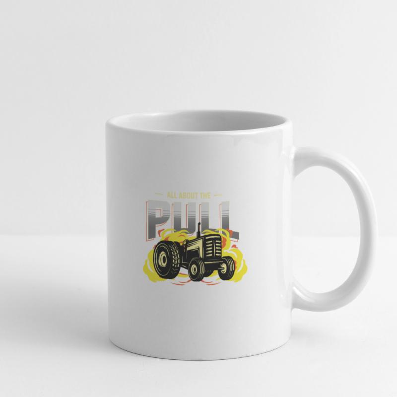 tractor pulling, tractor pulling tractor, racing, Mug