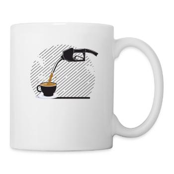 Petrol station, Petrol station coffee shop, Diesel, - Mug - white - Right