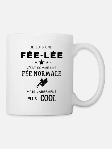 Cadeau amie fée lée clochette humour - Mug blanc - blanc