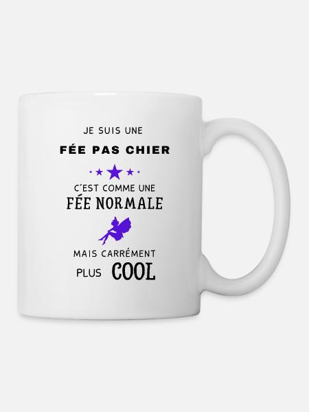 La fée pas chier clochette humour meilleure amie - Mug blanc - blanc