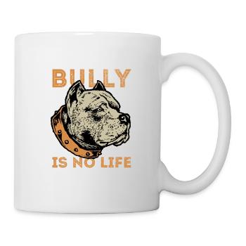 american bully, american bully pitbull mom, Stier, - Tasse - Weiß - Rechts