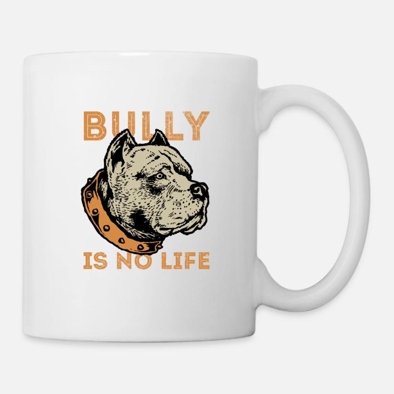 american bully, american bully pitbull mom, Stier, - Tasse - Weiß