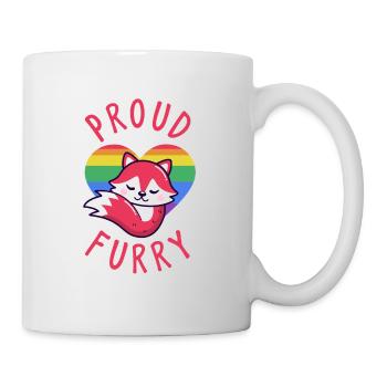 Furry, Furry furry fandom, Katze, - Tasse - Weiß - Rechts
