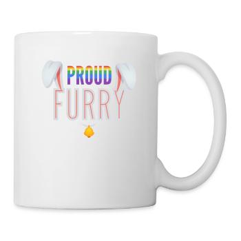 Furry, Furry Stolz, furry fandom, - Tasse - Weiß - Rechts