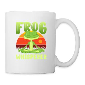 Grenouille, grenouille grenouille, émoticône grenouille, - Mug blanc - blanc - Droite