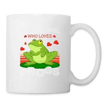 Grenouille, grenouille crapaud, amant grenouille, - Mug blanc - blanc - Droite