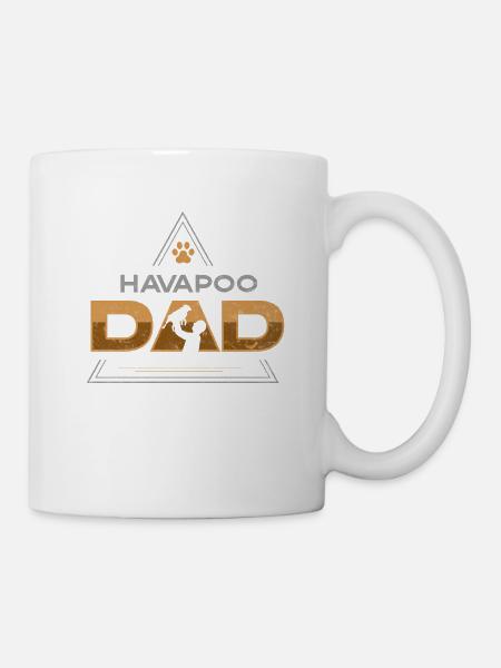 havapoo, havapoo yorkiepoo, havapoo himmel, - Tasse - Weiß