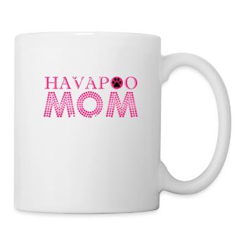 havapoo, havapoo havapoo sky, poodle hybrid, - Mug - white - Right