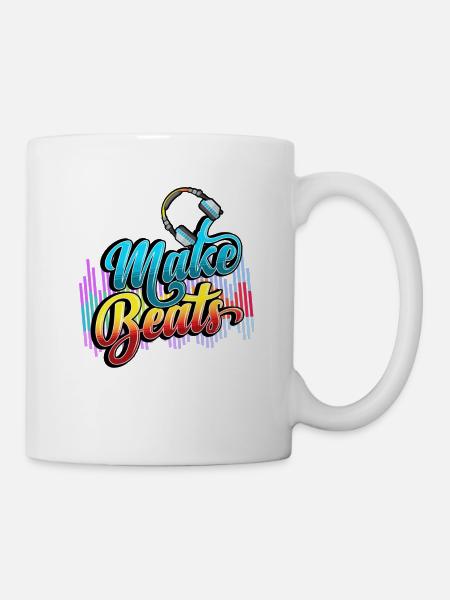 Beatmaker Beat beat beat, producteur, - Mug blanc - blanc