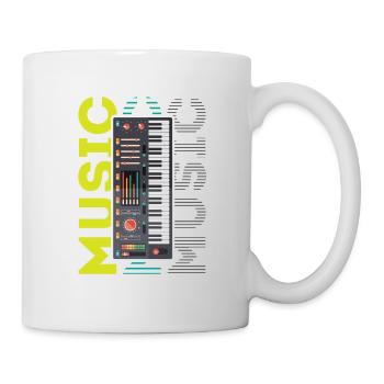 Beatmaker, Beatmaker synthesizer, 80s style, - Mug - white - Right