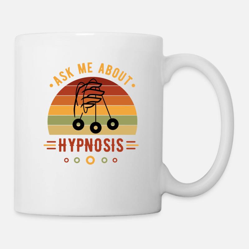 Hypnotist, hypnotist optical, spiral, - Mug - white