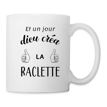 Raclette humour - Mug blanc - blanc - Droite