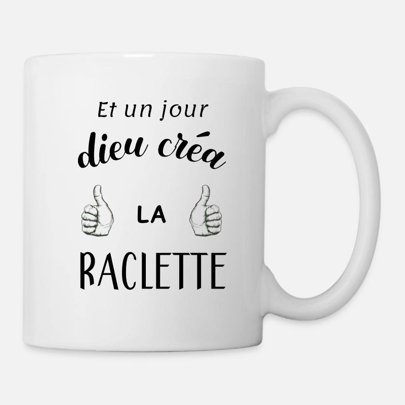 Raclette humour - Mug blanc - blanc