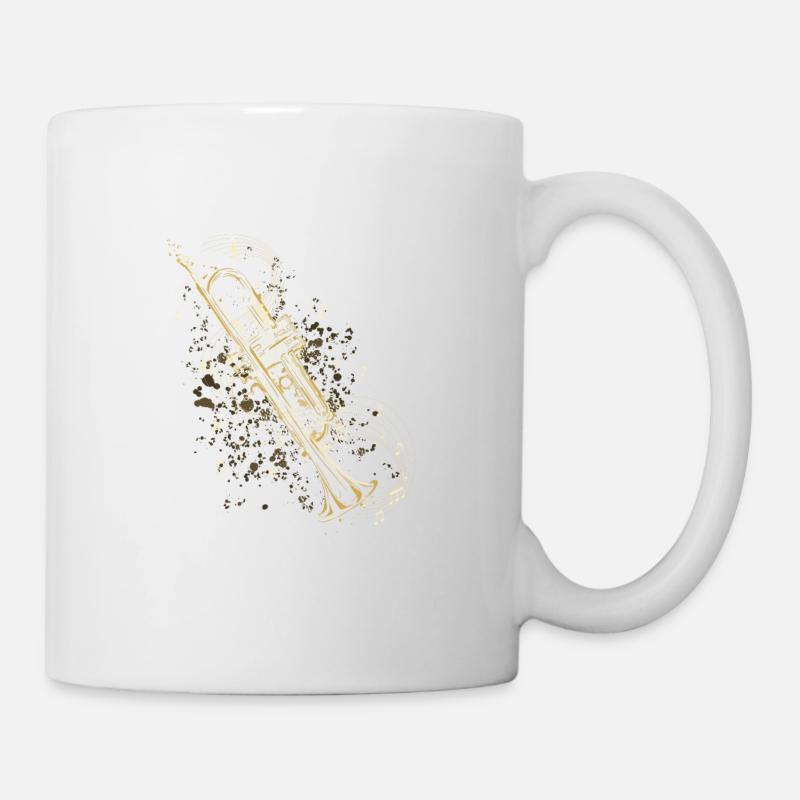 Trompette - Mug blanc - blanc