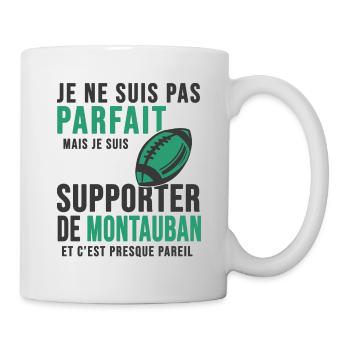 supporter rugby stade Montauban club Montalbanaise - Mug blanc - blanc - Droite