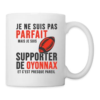 supporter rugby stade Oyonnax club Humour rugby - Mug blanc - blanc - Droite