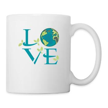 Earth Day Love Mother Nature Saves the Planet - Mug - white - Right