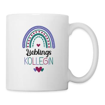 Lieblingskollegin Beste Kollegin der Welt - Tasse - Weiß - Rechts