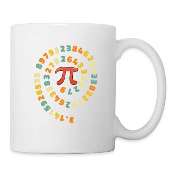 Pi Jour Pi Rotation Algèbre Géométrie Mathématicien - Mug blanc - blanc - Droite