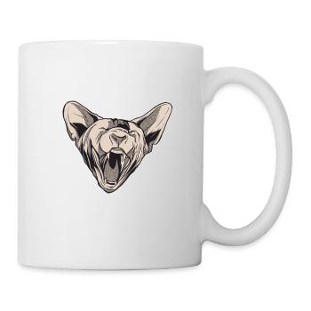 Mon Sphinx pense que toi aussi tu es moche Sphynx - Mug blanc - blanc - Droite