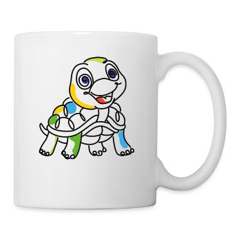 Turtle colorful - Mug - white - Right