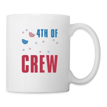 America July 4 Crew For Wine Lovers - Mug - white - Right
