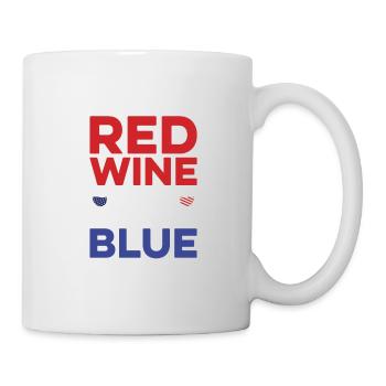 American 4 July Red Wine And - Mug - white - Right