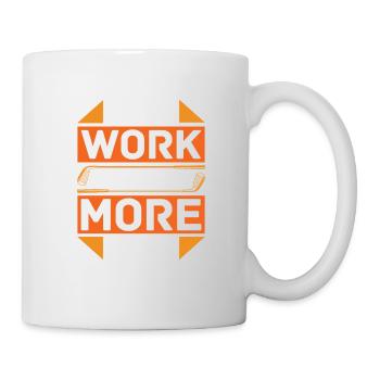 Less work, more golf for golfers - Mug - white - Right