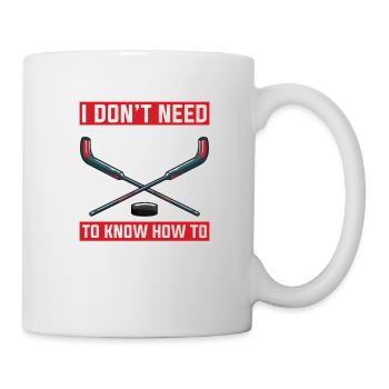 Ich Brauche Keine Waffen, Um Zu Wissen, Wie Man - Tasse - Weiß - Rechts