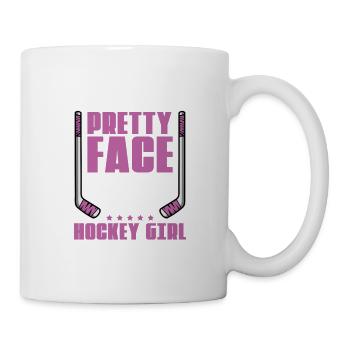 Ne vous laissez pas être du joli visage - Mug blanc - blanc - Droite