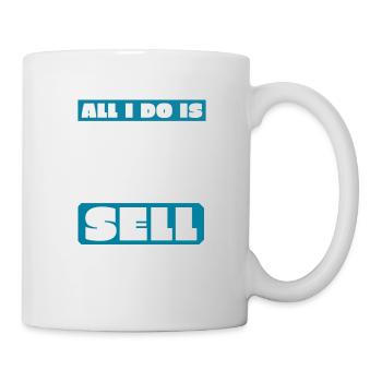 Manger dormir Vendre des biens immobiliers pour - Mug blanc - blanc - Droite