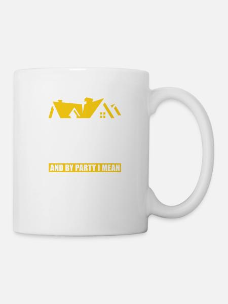 Ich Mag Es, Für Immobilienmakler Zu Feiern - Tasse - Weiß