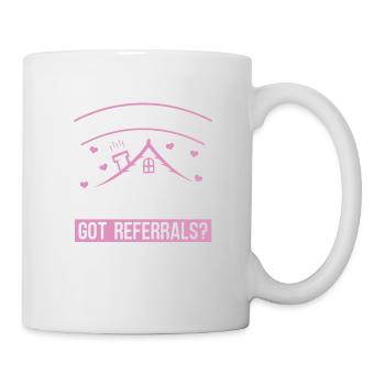 Cette fille vend des biens immobiliers pour - Mug blanc - blanc - Droite