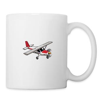 Ich Halte Nicht Immer An Und Schaue Pilot - Tasse - Weiß - Rechts