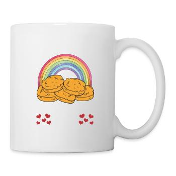 Chicken Nugget Lovers Chicken Nuggets Fast Food - Mug - white - Right