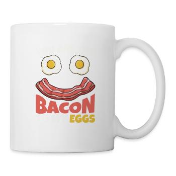 Bacon To My Egg Breakfast Bacon Lovers - Mug - white - Right