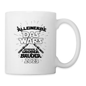 Alleinerbe das wars Episode 2 Großer Bruder 2023 - Tasse - Weiß - Rechts