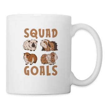 Squad Goals Guinea Pig Rodent Cavias Cavia - Mug - white - Right