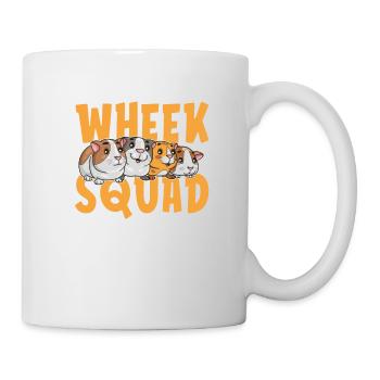 Wheek Squad Meerschweinchen Nagetierliebhaber - Tasse - Weiß - Rechts