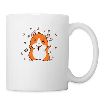 Sägemehl Ist Mein Glitzer Meerschweinchen - Tasse - Weiß - Rechts