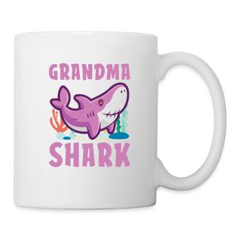 Grand-mère requins pour les amoureux des requins et la marine - Mug blanc - blanc - Droite